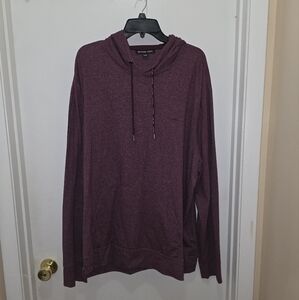 Burgundy Hooded Sweatshirt
